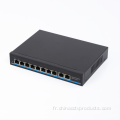 8 PORT 10/100/1000MBPS Switch Network Poe avec Bounchinks